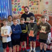 Delights’workshop led by top author Daniel Gray at Burgh Primary School