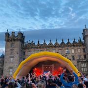 The Roxburghe Rocks stage in 2022.