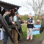 Twenty-one teams took part in the charity clay shooting event near Selkirk. Photo: SSAFA Borders branch