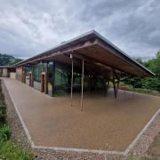 The café and bike shop at Glentress will reopen after works were finished. Photo: Forestry and Land Scotland