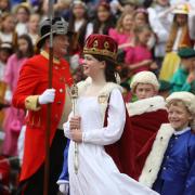 Peebles Beltane Red Letter Day crowning ceremony. Photo: Helen Barrington