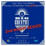 MacArts in Galashiels announce second night for legendry Scottish band Big Country