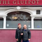 Kayleigh and Tony Clark at The Gluepot in Galashiels