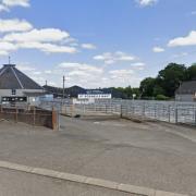 The auction mart in Newtown St Boswells would be regenerated under the plans. Photo: Google Maps