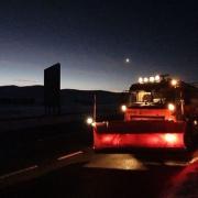 Gritters out as freezing cold temperatures his the Scottish Borders overnight