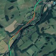 Traffic is building at Glenmayne as the A7 is shut in both directions due to a vehicle fire