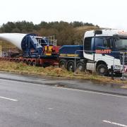 Next wind turbine blade delivery scheduled to leave St Boswells around 9am today