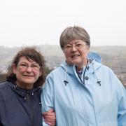 TWO BECOME WON: Pals Susan and Brenda scooped £30k each