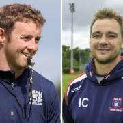 Scott Wight (left) and Iain Chisholm are part of the coaching team