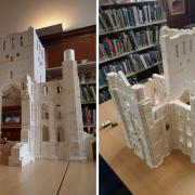 The LEGO model of Kelso Abbey will go on display this week
