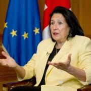 President Salome Zourabichvili said the bill is unacceptable (Shakh Aivazov/AP)