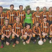 Gordon line up before last Wednesday's match against St Boswells. (39988083)