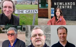 This year's Tweeddale West candidates for the May election