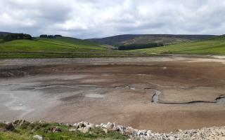 Stantling Craig Reservoir has been drained as part of a SEPA project. Photo: Scottish Water