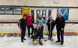 John Lamont MP at the Border Ice Rink in Kelso. Photo: Borders Conservatives