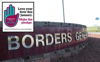 NHS Borders has highlighted the Love Your Liver campaign. Photo: Helen Barrington, British Liver Trust (inset)