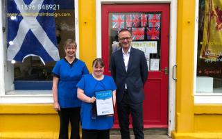 Megan Bilsland from Galashiels, who does inspirational work with Downs Syndrome Scotland and Interest Link Borders, a charity helping people with learning disabilities