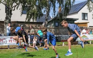 St Ronan's Border Games 2023 children's sports. Photo: Alan Wilson
