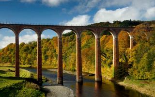 The River Tweed at Leaderfoot Viaduct. Photo: Keith Robeson