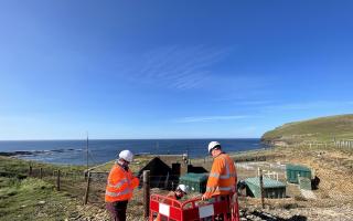 Engineers at work on the R100 contracts which will bring ultrafast, full fibre broadband to more than 114,000 of Scotland’s hardest-to-reach homes and businesses.